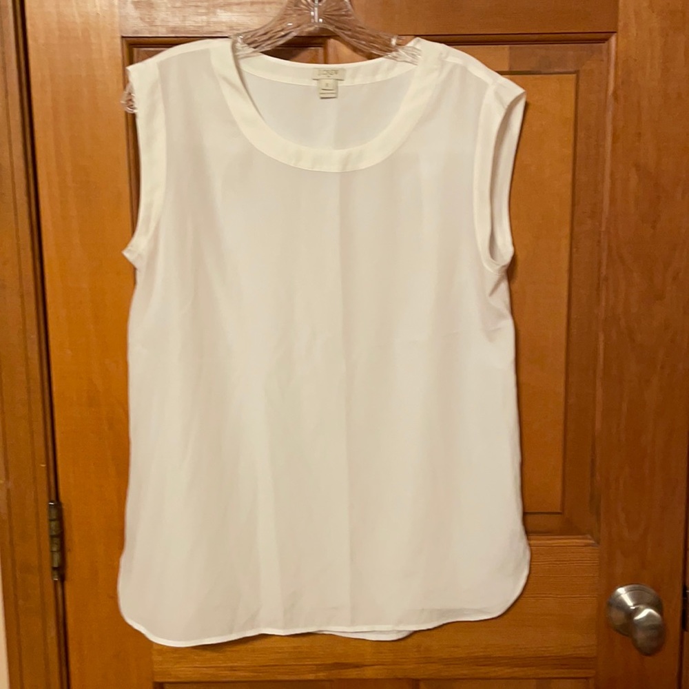 J. Crew capped blouse